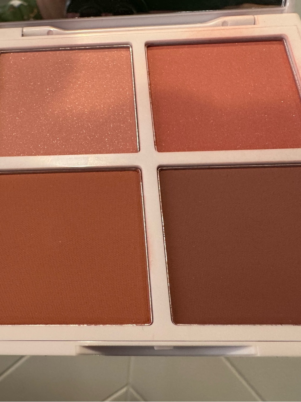 NWT Lithe Sunset Face Palette | 4-Pan Blush, Bronzer & Highlighter Palette | Veg